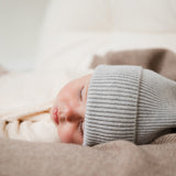 Classic Beanie - Bon Beige & Mixed Grey 2-pack
