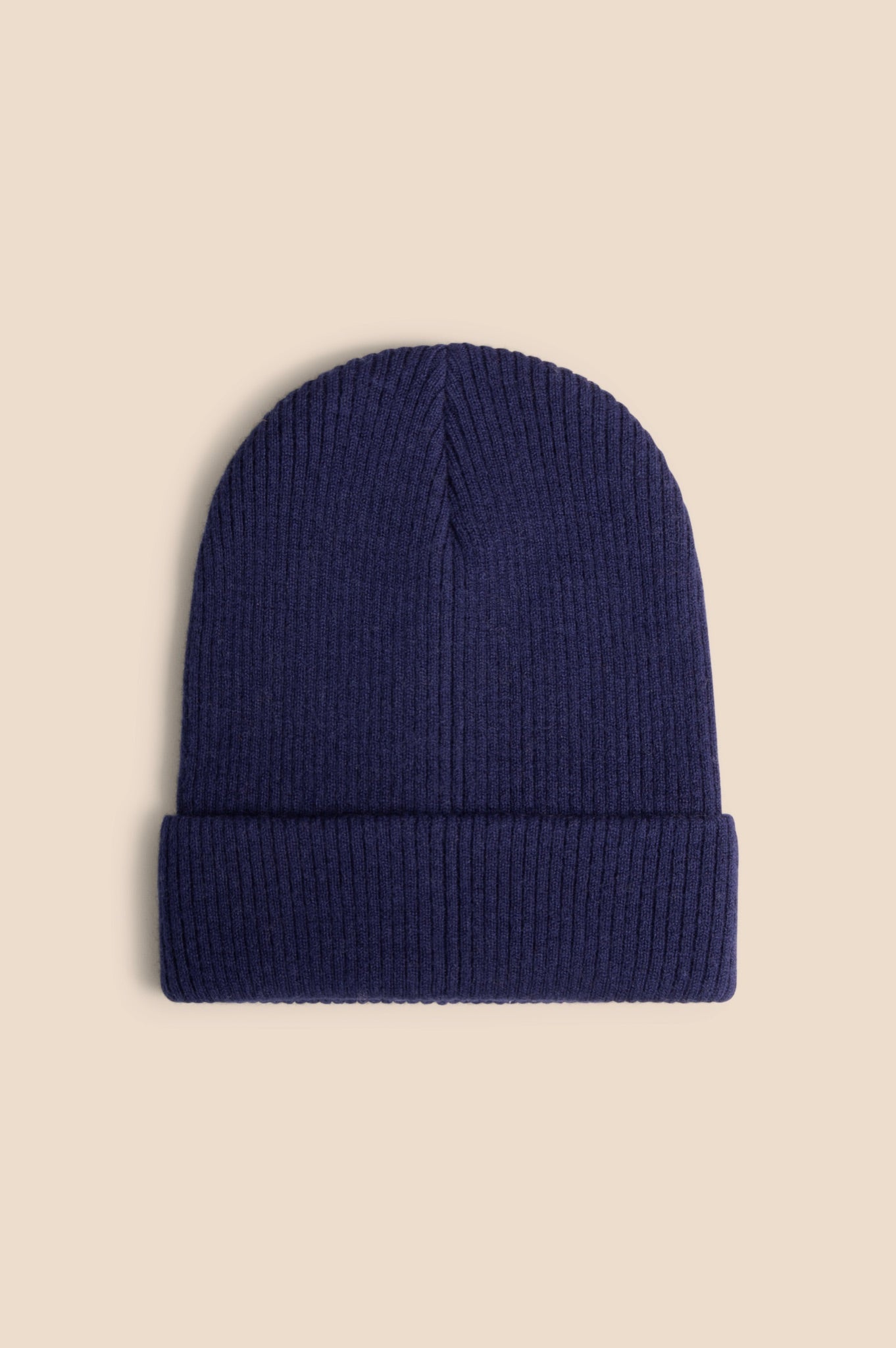 Ribby Beanie - Dark Navy & Mid Grey 2-pack