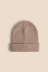 Ribby Beanie - Warm Walnut & Bon Beige 2-pack